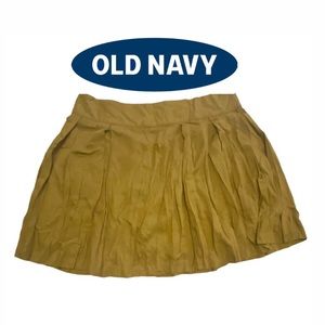 🌟🔥 BOGO Sale🔥🌟 Old Navy Olive Green Pleated Mini Skirt